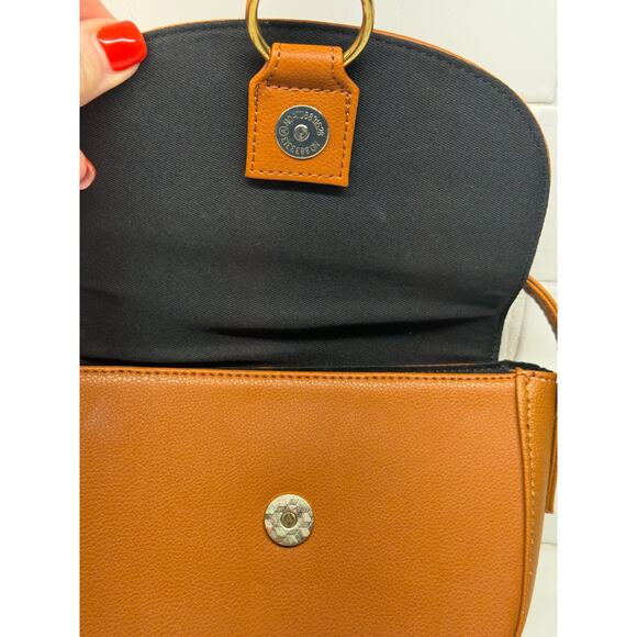 JJ Winters Rachel Zoey Ivy Faux Leather Crossbody New With Tags $148 - Picture 6 of 9